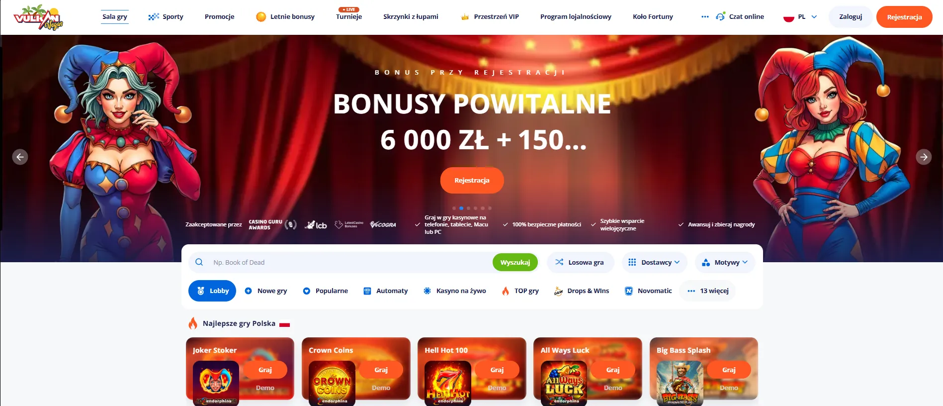 Popularne Gry w Polskich Kasynach Online – Najlepsze Opcje Popularne Gry w Polskich Kasynach Online